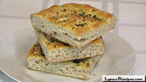 Flatbread with Rosemary & Olive Oil