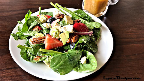Strawberry-Blueberry Spinach Salad